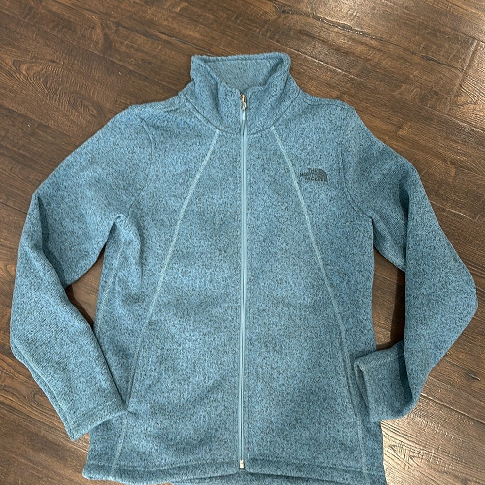 The north face zip up with pockets worn once great condition size M